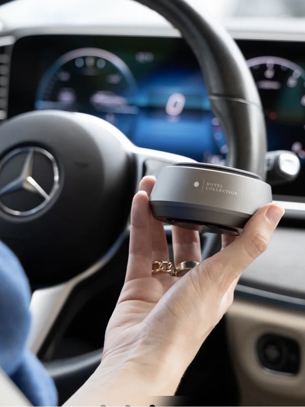 Hotel Collection Silver car diffuser